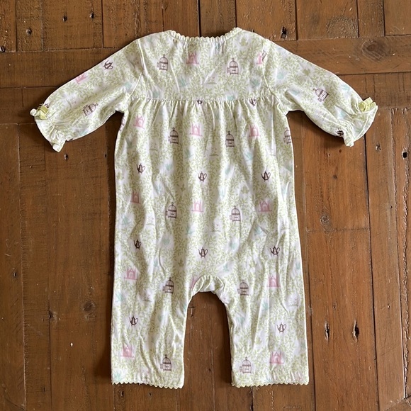 Janie and Jack very rare green fairytale romper - Picture 6 of 7